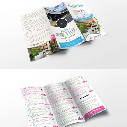 Design a brochure for IV Therapy at Sudbury Med Spa, FULL CONTENT PROVIDED Design by mou*7