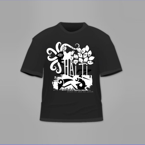 Wear Good for Haiti Tshirt Contest: 4x $300 & Yudu Screenprinter Design por janisart