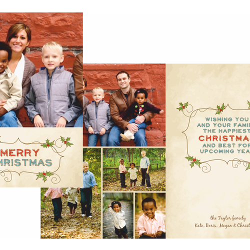 Picaboo 5" x 7" Folded Holiday/Christmas Cards (will award up to 25 designs!)