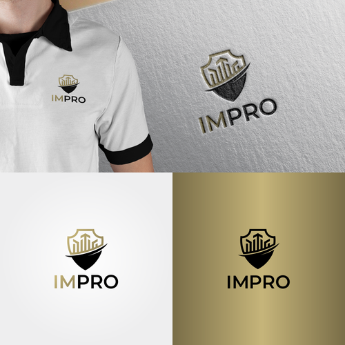 Das Logo soll schlicht sein und IMPRO mit großen Buchstaben geschrieben sein. Design by Callister