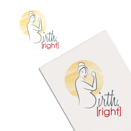 Create an awesome, noticeable and approachable logo for birth.right Design by Mihaela♡