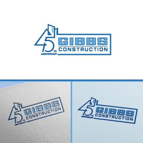 Modern & Creative Logo for our Construction Company 45th Anniversary Design by luce y turo