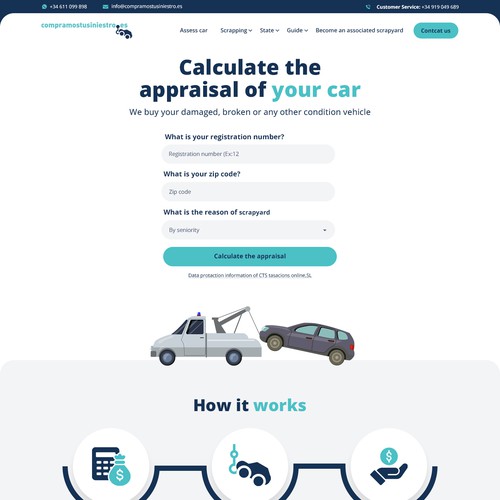 Diseño de página web propuesta en el concurso por Digital Chef