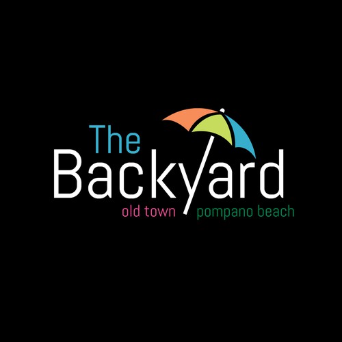 Pompano Beach CRA - The Backyard Old Town Pompano Logo Design by Transformed Design Inc.