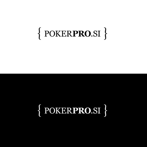 Poker Pro logo design Diseño de quga