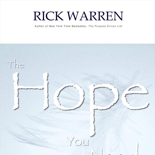 Design Rick Warren's New Book Cover Design por Anduril
