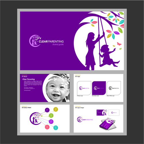 Clear Parenting Logo & Brand Guide To Appeal To Mothers Design by samsoel