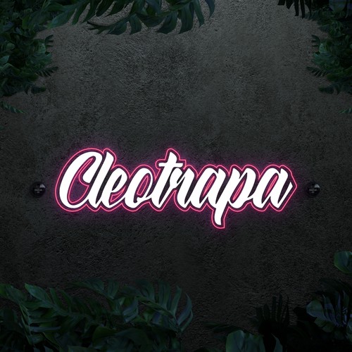 CLEOTRAPA Artist Name Logo Réalisé par Shapeology