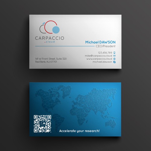 Give more muscle to research with graphic ID for CARPACCIO.cloud Design by kendhie