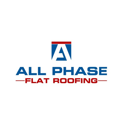 Flat Roofing Company Contest Design by ThinkART