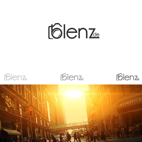 photography logo blenz.de Design by cv design