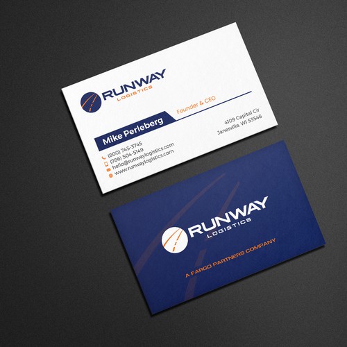 Design di Runway Logistics Business Card di Muaz™