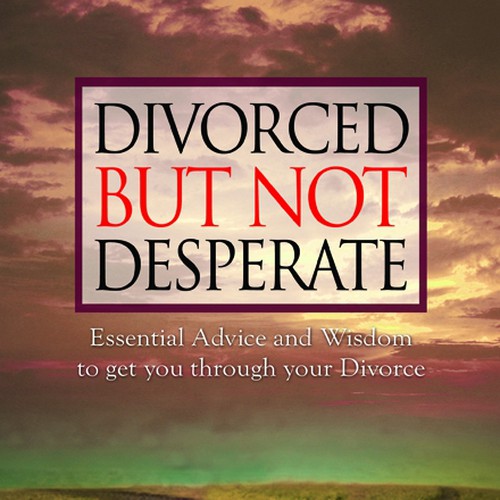 book or magazine cover for Divorced But Not Desperate Design por line14