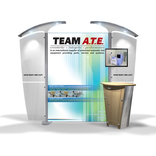 Trade Show Booth Graphics - We'll Promote Winner on our Site! Design por Rydvansky