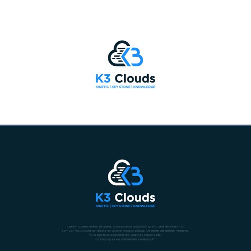 New logo for IT services company Design by Y&K