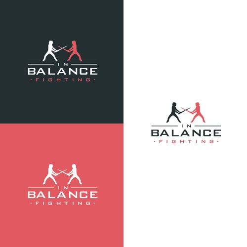 Stage combat logo that is sleek and pops to attract both students and production companies. Design by Qinzi Std