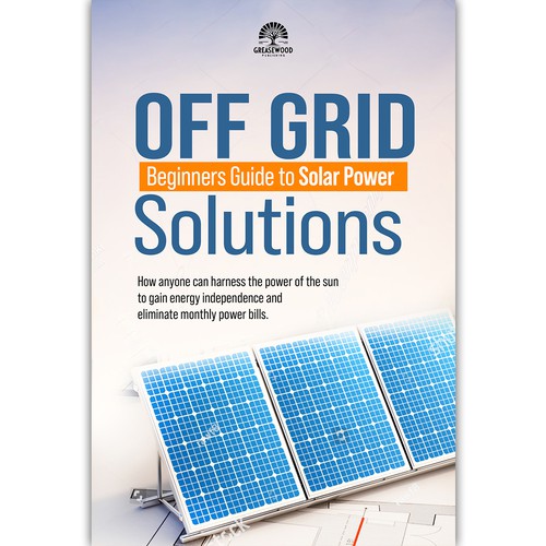 Off Grid Solar book cover for beginners Diseño de ink.sharia