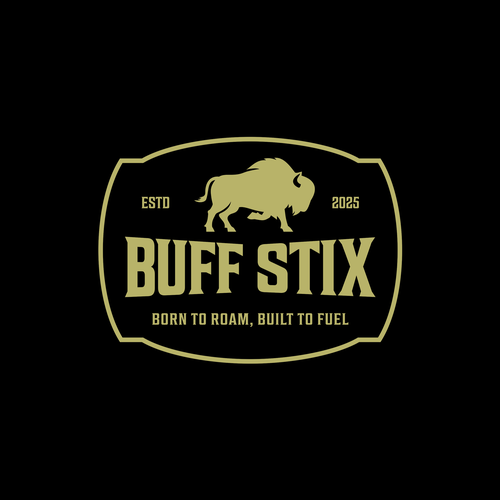 Buff Stix...Lean, Delicious, Buffalo Strong. Design by Brazuca Studio