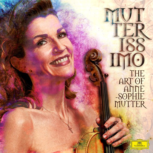 Illustrate the cover for Anne Sophie Mutter’s new album デザイン by bojaneft