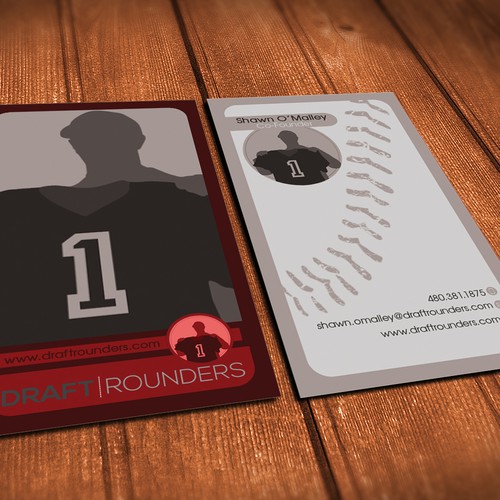***Draft Rounders needs a new business card*** Design by aMeliquor