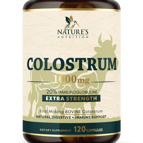 Powerful, Colostrum Design Needed for Nature's Nutrition Design by Encephalon™
