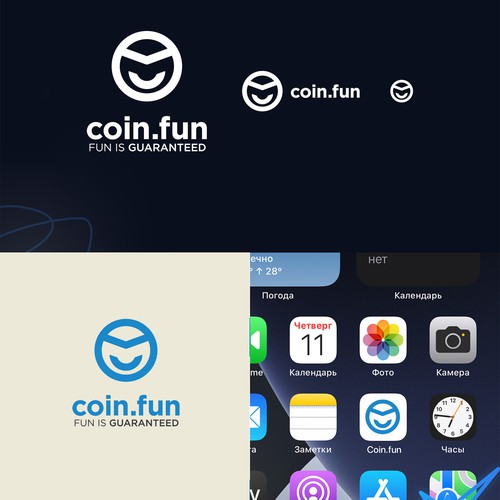 Coin.fun – Crypto Casino/Gambling Logo Design by SmpleDesign