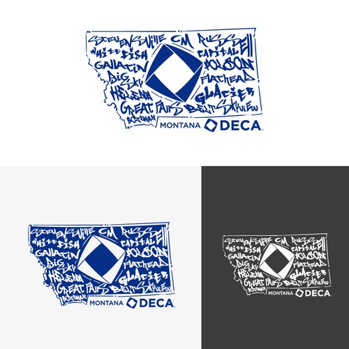 Montana DECA Diseño de Amillustration