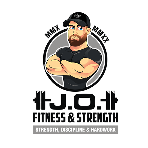 Strength and fitness logo, concursos de Logotipos