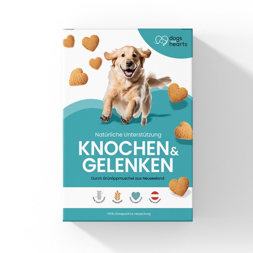 German dog food company needs a remarkable Box-Design for 1st Product (Healthy Snack) Design by Nubia Design