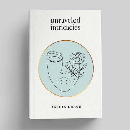 Create an authentic book cover for a collection of poems Design by DINJA