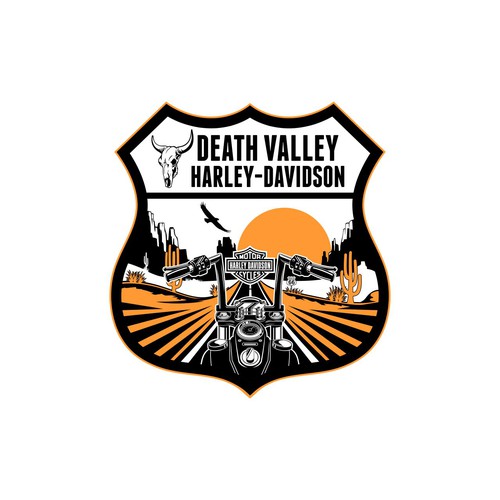 edgy harley-davidson logo Design by dan.elco09