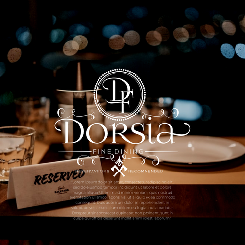 Diseño de DORSIA fine dining de Randy Yanuar