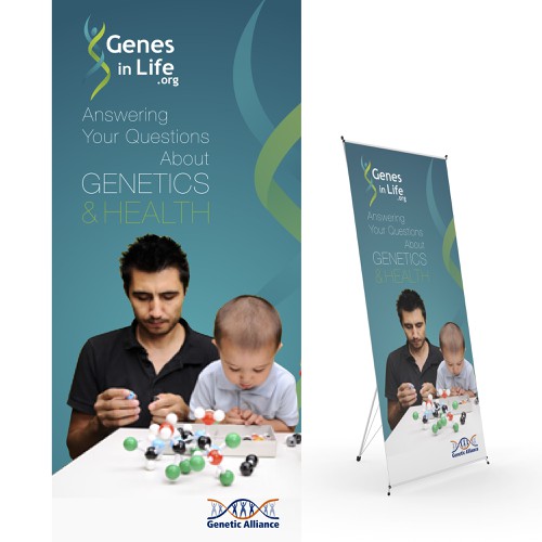 Create a conference poster for Genetic Alliance! Design by LocLe