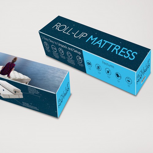 Package for mattress in a box Product packaging contest