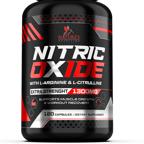 Nitric Oxide label design needed for Nature's Nutrition Design by JOHN's_AlphaCreation