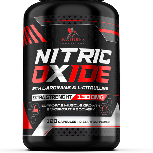 ✝DeSiGnEr✝JOHNさんのNitric Oxide label design needed for Nature's Nutritionデザイン