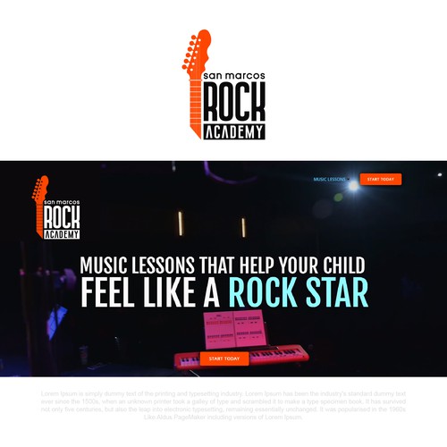 San Marcos Rock Academy Diseño de HK.designs