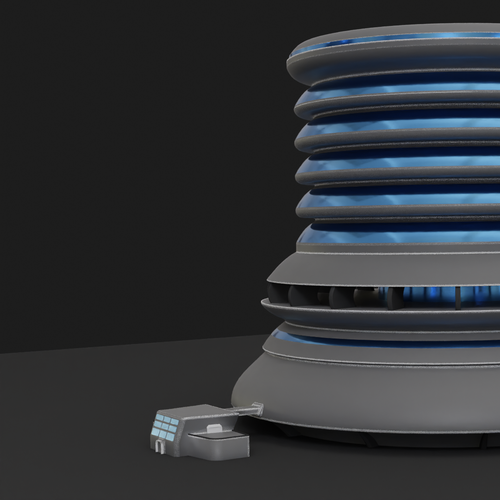 3-D rendering of an arcology Design by AKrender