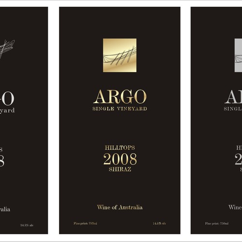 Sophisticated new wine label for premium brand Design von Irinoblouki