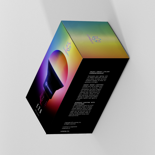 We need to create a sophisticated package for smart lamps. Design by Light_Breeze