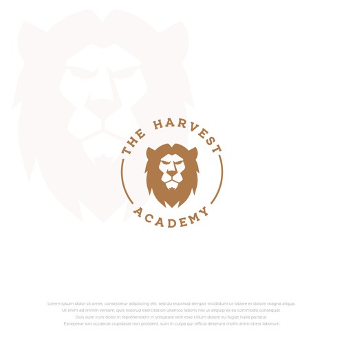 Harvest Academy Lions Mascot Design by Sarib siddiqui