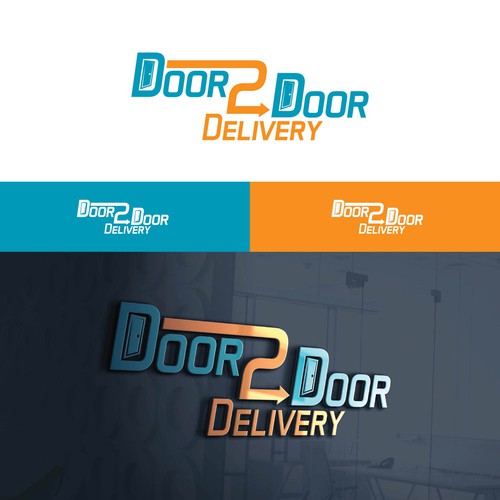 Create a unique logo and website for Door 2 Door Delivery Logo & hosted website contest