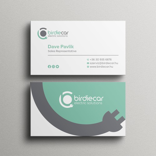 business card for company called birdie Design by Birendra Chandra Das