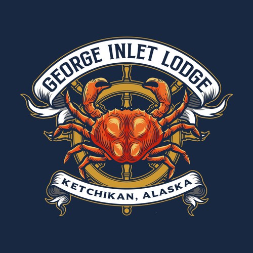 Design a logo for Tours of Alaska's George Inlet followed by a crab meal Design by Athenaッ