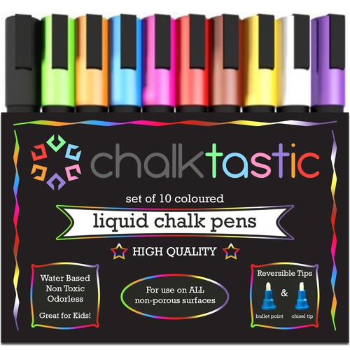 Create a new box design for my liquid chalk pens!, Product packaging  contest