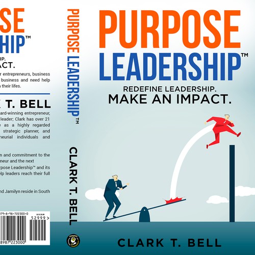 Purpose Leadership Book Cover Design by Bigpoints