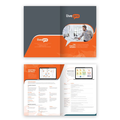 Exciting Hosting Brochure Design by Arttero