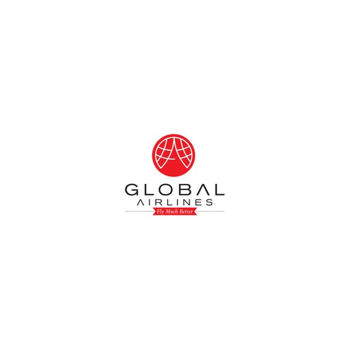 Take off! A Brand New Global Airline logo! Design by reflect the style ™