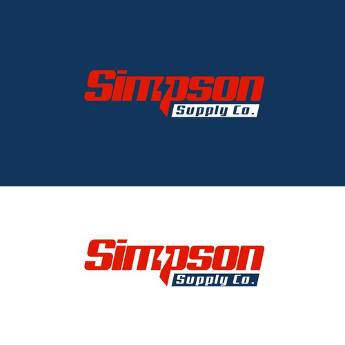 Logo for Simpson Supply Co. Design by unreal studio