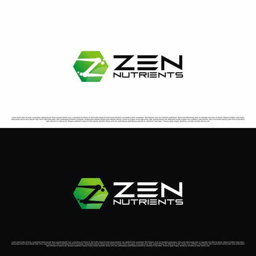 When science and nature collide.....need a modern zen nutrients supplement brand logo. Design by swidd